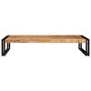vidaXL Bathroom Shelf Brown 120 x 50 x 23 cm Soild Rough Mango Wood