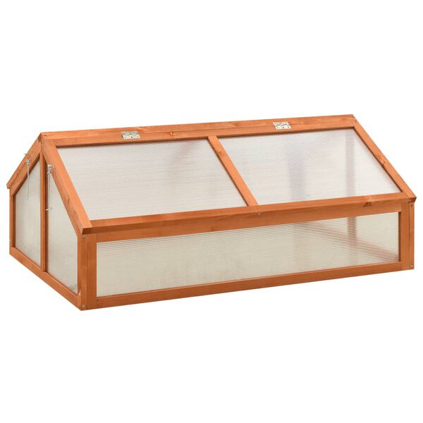 vidaXL Greenhouse 120x80x50 cm Firwood
