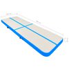 vidaXL Inflatable Gymnastics Mat with Pump 400x100x20 cm PVC Blue
