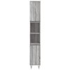 vidaXL Bathroom Cabinet Grey Sonoma 30x30x190 cm Engineered Wood