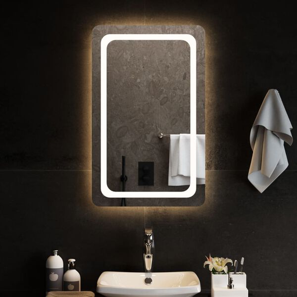 vidaXL LED Bathroom Mirror 50x80 cm
