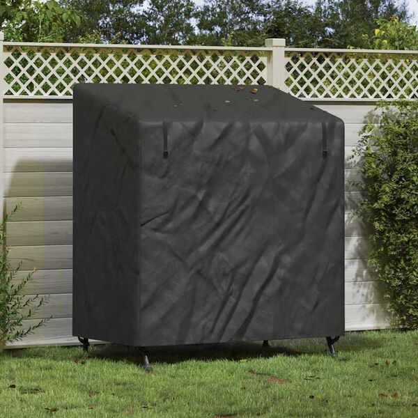 vidaXL Outdoor Swing Cover Black 155 x 95 x 165 cm 600D Oxford Fbric