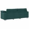 vidaXL Sofa Set 2 pcs Dark Green 219 x 77 x 82 cm Fabric