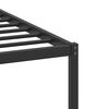 vidaXL Bed Frame without Mattress Sonoma Oak 100x200 cm Engineered Wood