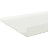 vidaXL Floating Shelf Wall-mounted 2 pcs White 40 x 18 x 2.5 cm Steel
