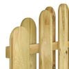 vidaXL Garden Gate Impregnated Pinewood 100x125 cm