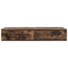 vidaXL Bed Drawers Smoked Oak 90 x 36.5 x 16.5 cm Engineered Wood