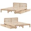 vidaXL Bed Frame without Mattress 160x200 cm Solid Wood Pine