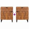 vidaXL Bedside Cabinet Brown 50 x 33 x 60 cm Solid Mango Wood