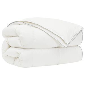 vidaXL Duvet FULDA 150 x 200 cm 4 Seasons 310 GSM 90% Goose Down White