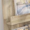 vidaXL Magazine Rack Sonoma Oak 43 x 11 x 102 cm Engineered Wood
