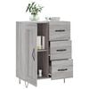 vidaXL Sideboard Grey Sonoma 69.5x34x90 cm Engineered Wood