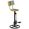 vidaXL Bar Stools 2 pcs Solid Wood Reclaimed