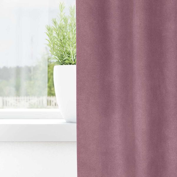 vidaXL Blackout Curtains 2 pcs Dark Pink 140 x 260 cm Velvet