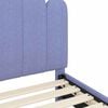 vidaXL Children's Bed Frame with Headboard Jeans Blue 80 x 200 cm