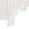 vidaXL Room Divider&nbsp;4 Panels White Solid Wood Paulownia