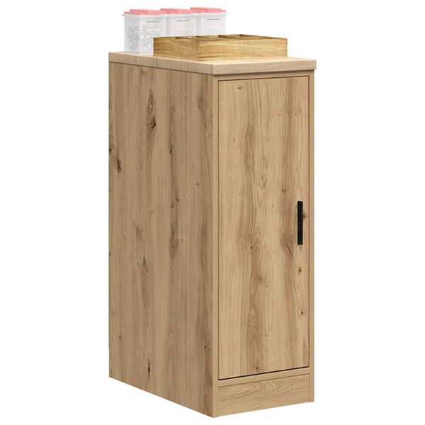 vidaXL Garage Storage Cabinet Artisan Oak 30x51x85 cm Solid Wood Pine