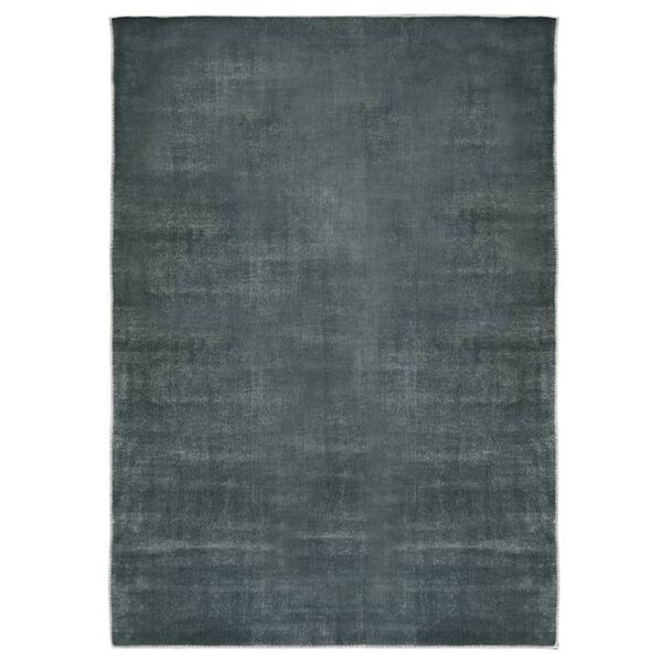 vidaXL Rug Washable Foldable Grey 140x200 cm Polyester