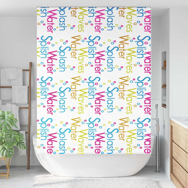 vidaXL Shower Roller Blind 150x240 cm Fabric Width 146 cm