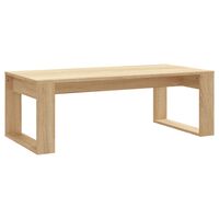 vidaXL Coffee Table Sonoma Oak 102x50x35 cm Engineered Wood