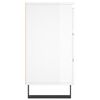 vidaXL Bedside Cabinets 2 pcs High Gloss White 40x35x69 cm Engineered Wood