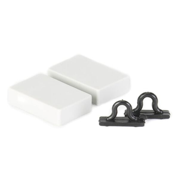 Travellife Fly Curtain for Door Chenille Rain 185x56 cm Grey and White