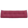 vidaXL Back Pillow Wine Red 160 x 24 x 50 cm Velvet