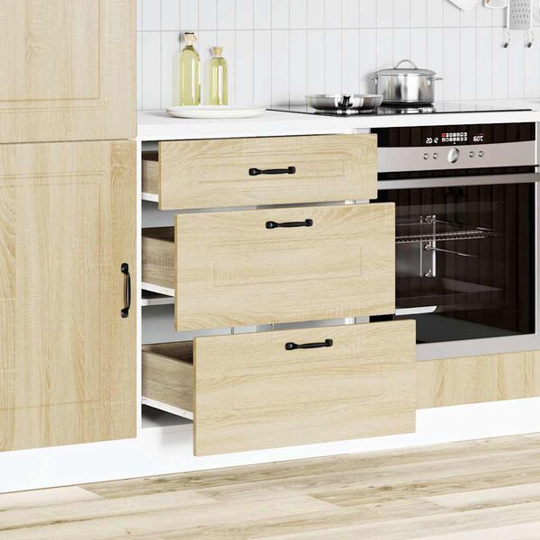vidaXL Kitchen Base Cabinet Kalmar Sonoma Oak Engineered Wood