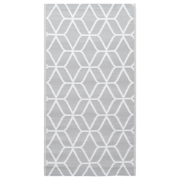 vidaXL Outdoor Carpet ARAKIL Grey 160x230 cm PP