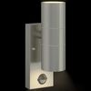 vidaXL Outdoor Wall Light Silver 7 x 10 x 22 cm