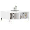 vidaXL Coffee Table High Gloss White 60x60x30 cm Engineered Wood