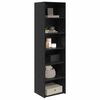 vidaXL Cabinet Black Oak 50 x 41 x 185 cm Engineered Wood