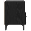 vidaXL Bedside Cabinet Black oak 40 x 35 x 47.5 cm Engineered wood