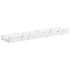 vidaXL Wall Shelf 2 pcs White Marble 40 x 9 x 3 cm Engineered Wood