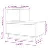 vidaXL Bedside Cabinets 2 pcs 60x34x51 cm Solid Wood Pine