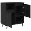 vidaXL Sideboard 3 pcs Black Oak 60 x 35 x 70 cm