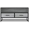 vidaXL TV Cabinet Grey Sonoma 80x34.5x40 cm Engineered Wood and Metal