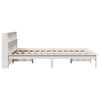 vidaXL Bed Frame without Mattress White 140x200 cm Solid Wood Pine