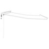 vidaXL Awning Frame Retractable White 3 x 2 m Powder-coated Steel