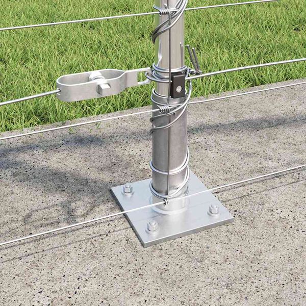 vidaXL Fence Post Galvanized 25 x 1.2 m Steel