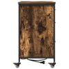vidaXL Cabinet with Charging Station Smoked Oak 76 x 41 x 72 cm