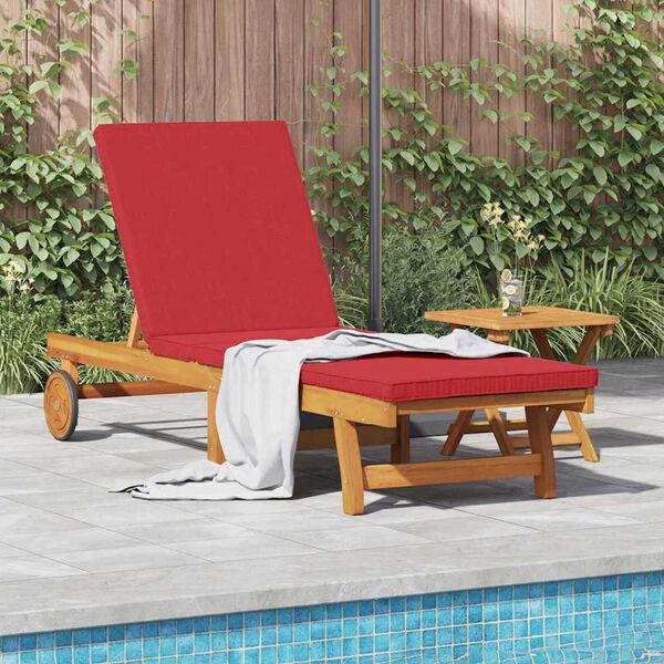 vidaXL Sun Lounger 2 pcs Brown 40 x 40 x 40cm Solid Acacia wood