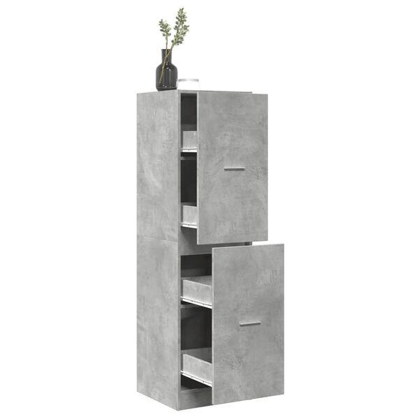 vidaXL Apothecary Cabinet&nbsp;Concrete Grey 40x41x144.5 cm Engineered Wood