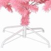 vidaXL Christmas Tree with 300 LEDs with Stand Pink 240 cm PVC