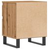 vidaXL Bedside Cabinet Artisan Oak 40x35x50 cm Engineered Wood