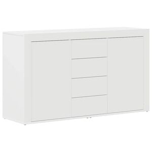 vidaXL Sideboard with Drawer White 120 x 36 x 69 cm Engineered Wood