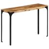 vidaXL Console Table Brown 110x35x76 cm Solid Wood Mango and Iron