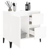 vidaXL Bathroom Cabinet White 65x33x60 cm Engineered Wood