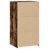 vidaXL Sideboard Smoked Oak 50x41x93 cm Engineered Wood