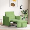 vidaXL Pull out Sofa Bed Single Light green 90 x 165 x 87 cm Velvet